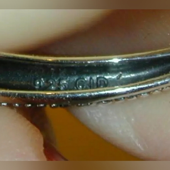 Designer Sky blue and Swiss Blue Topaz Double Hal… - Picture 5 of 6